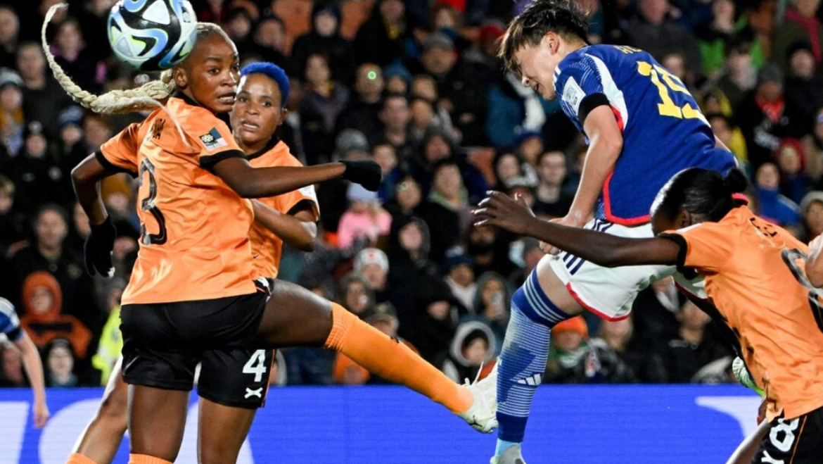 O Japão dominou e venceu a Zâmbia com facilidade na Copa do Mundo Feminina.