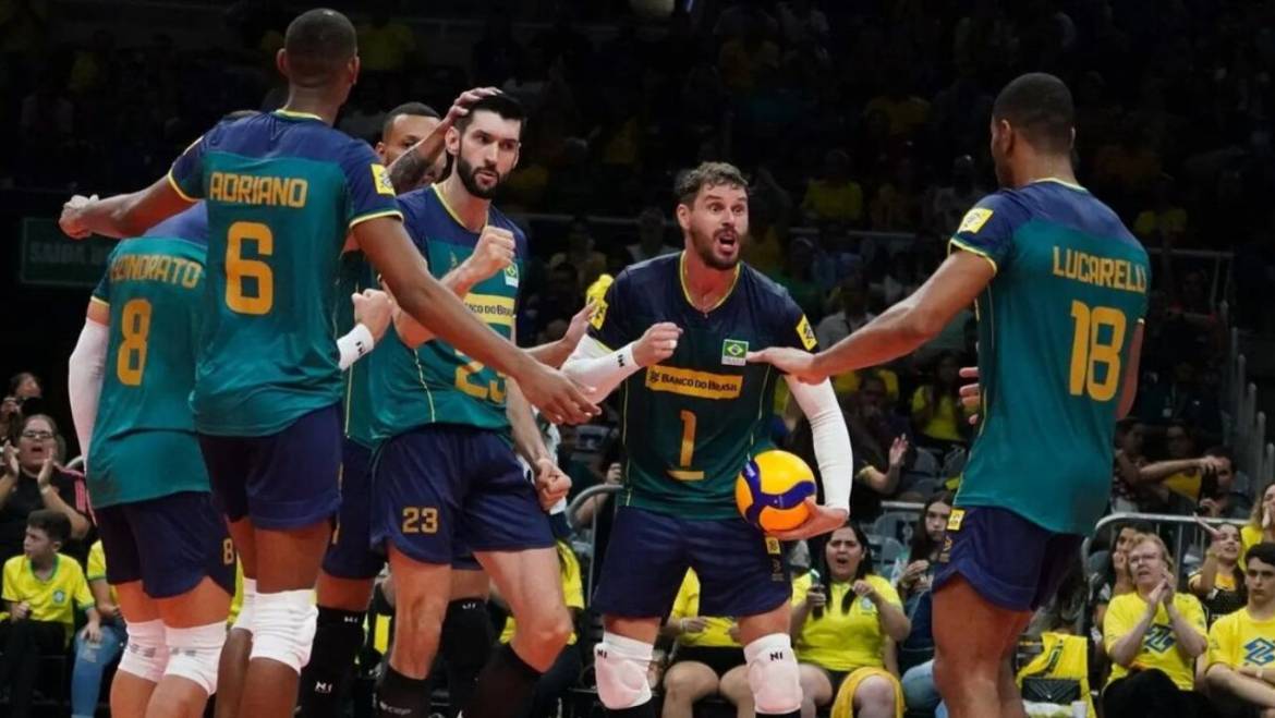 Brasil, em jogo duro, vence a Ucrânia e segue vivo no Pré-Olímpico de Vôlei