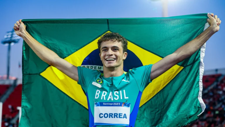 Renan Gallina: Ouro nos 200m no Pan de Santiago