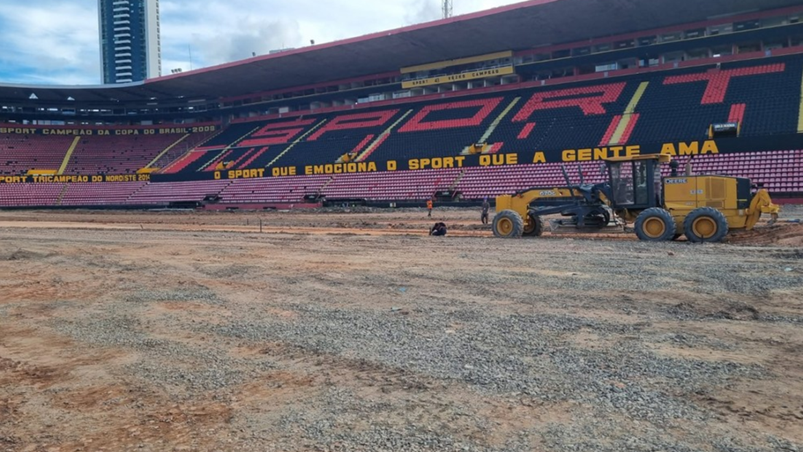 Obras na Ilha do Retiro são retomadas pelo Sport