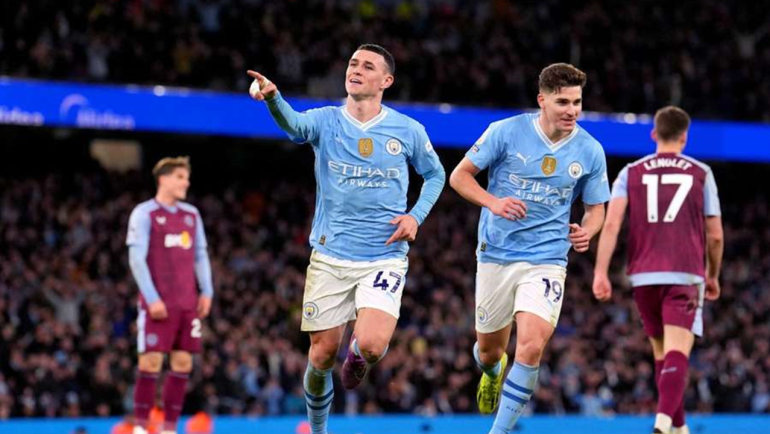 City atropela Aston Villa com hat-trick de Foden